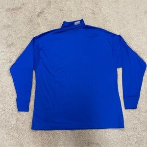 Vintage Michael Harris USA Made Blue Long Sleeve Turtle Neck Giants Shirt Large